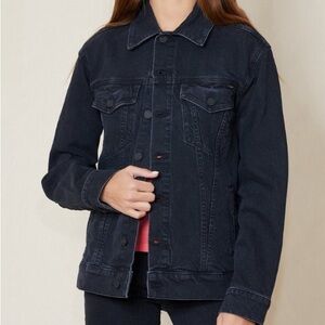 Mother Denim Button Up Drifter Jacket in Who’s Sorry Now